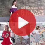 How to Wear the Off-the-Shoulder Trend [video]