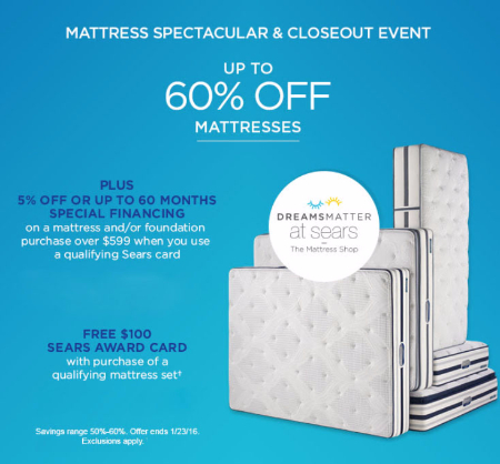 Up to 60% Off Mattresses